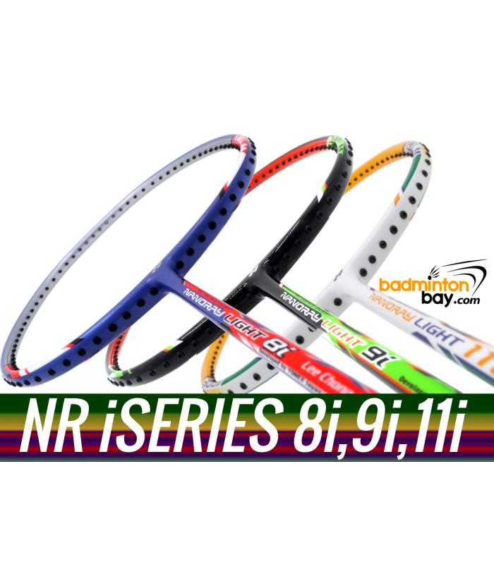 Staff Picks iSeries : 3 Rackets - Yonex Nanoray Light 8i, Nanoray Light 9i & Nanoray Light 11i iSeries (5U-G5) Badminton Racket