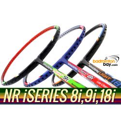 Staff Picks iSeries : 3 Rackets - Yonex Nanoray Light 8i, Nanoray Light 9i & Nanoray Light 18i iSeries (5U-G5) Badminton Racket