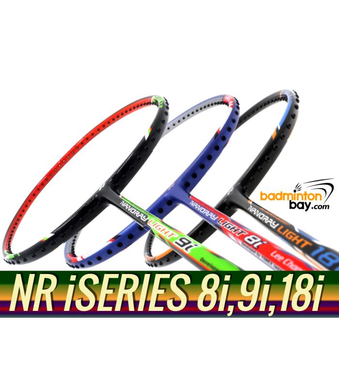 Staff Picks iSeries : 3 Rackets - Yonex Nanoray Light 8i, Nanoray Light 9i & Nanoray Light 18i iSeries (5U-G5) Badminton Racket