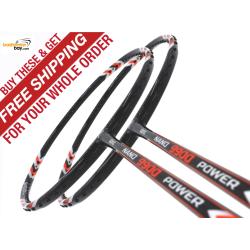2 Pieces Deal: Abroz Nano 9900 Power Badminton Racket (5U)
