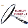 2 Pieces Deal: Head Heavy Abroz Shark Mach II + Head Heavy Abroz Nano Power Venom II Badminton Racket