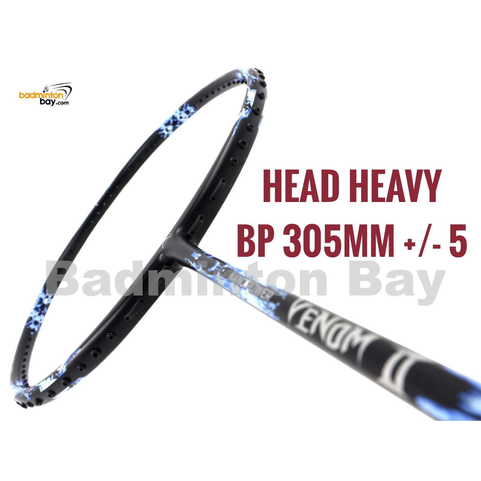 Head Heavy Abroz Nano Power Venom II Badminton Racket (6U) (Limited  availability)