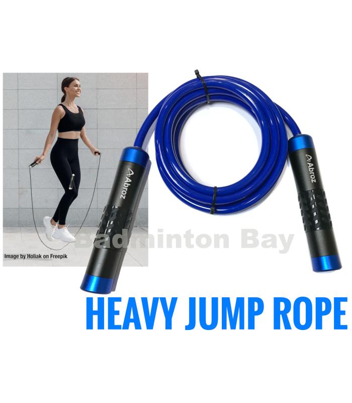 Abroz Jump Rope Heavy Bearing Aluminium Handle PVC Skipping Rope with Bag