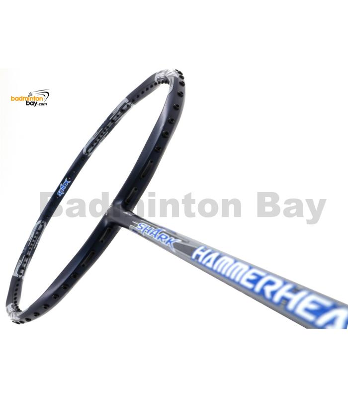 30% OFF Abroz Shark Hammerhead Badminton Racket (6U) Strung With Yellow Abroz DG67 Power @ 24lbs Slight Paint Defect (Refer to Pictures)