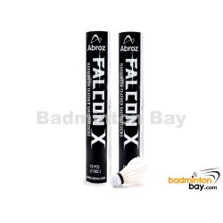 2 Tubes Abroz Falcon X Badminton Feather Shuttlecocks Speed 76 or Speed 77 or Speed 78