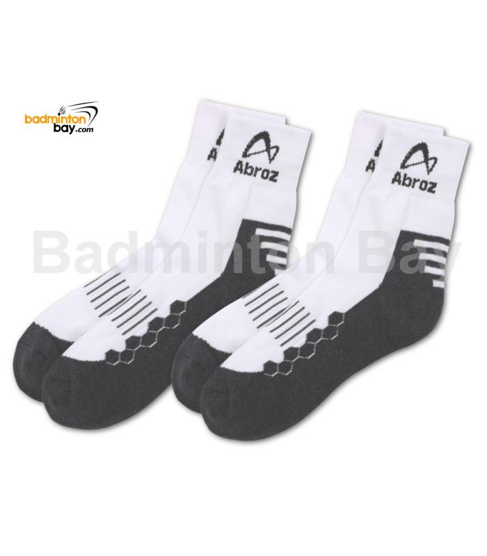 Abroz Badminton Sports Socks SC110 Grey (2 pairs)