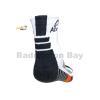 Abroz Badminton Sports Socks SC120 Dark Grey Orange (1 pair)