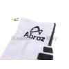 Abroz Badminton Sports Socks SC120 Dark Grey Orange (3 pairs)