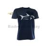 Abroz Round Neck Shark A002 Navy Blue T-Shirt Dry Fast Sports Jersey
