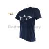 Abroz Round Neck Shark A002 Navy Blue T-Shirt Dry Fast Sports Jersey