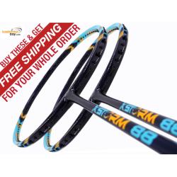 2 Pieces Deal: Abroz XStorm 88 Badminton Racket (6U) 