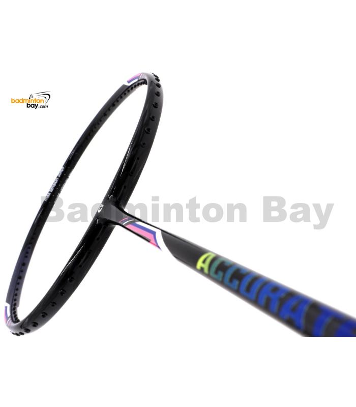 Apacs Accurate 77 Black Navy Glossy Badminton Racket (4U)