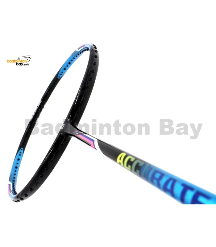 Apacs Accurate 77 Blue Black Glossy Badminton Racket (4U)