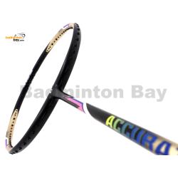 Apacs Accurate 77 Gold Black Matte Badminton Racket (4U)
