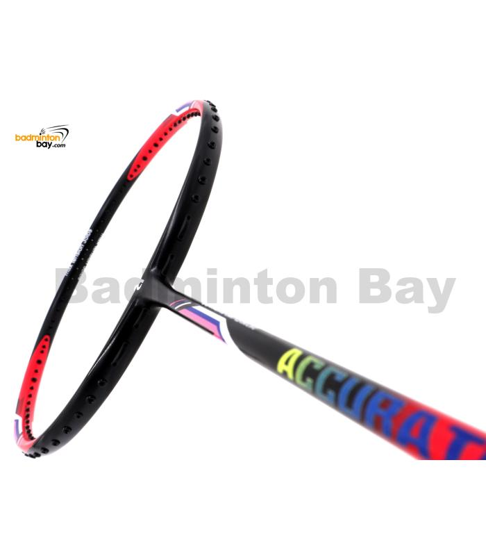 Apacs Accurate 77 Red Black Matte Badminton Racket (4U)