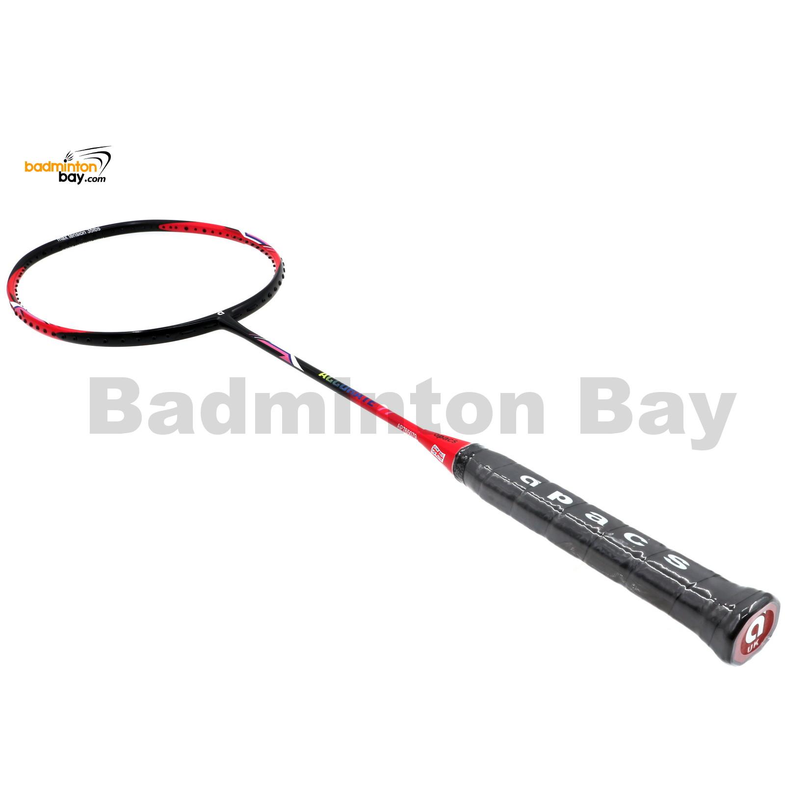 FELET DOMINATORS 20 レッド RED 4U ラケット Apacs Accurate 77 Red Black Matte Badminton Racket (4U)