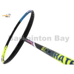 Apacs Accurate 77 Yellow Blue Glossy Badminton Racket (4U)
