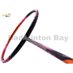 Apacs Accurate 99 Black Orange Pink Glossy Badminton Racket (4U)