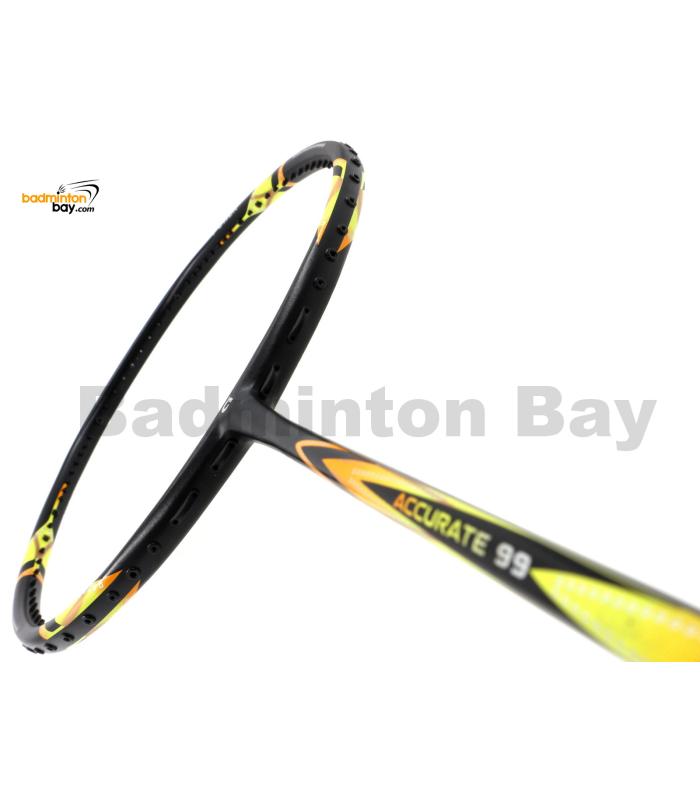 Apacs Accurate 99 Black Yellow (Matte) Badminton Racket (4U)