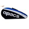 2 pieces Apacs 2 Compartments Padded Badminton Racket Bag AP2520 Black