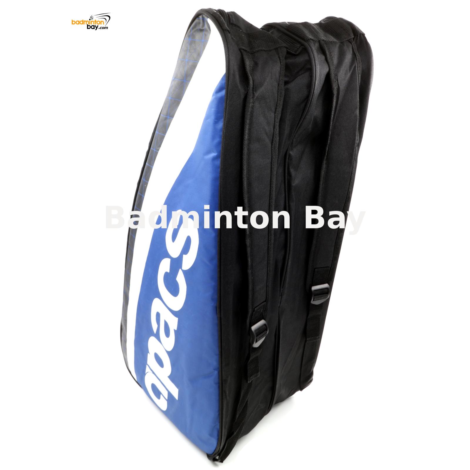 2 pieces Apacs 2 Compartments Padded Badminton Racket Bag AP2520 Blue