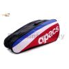 2 pieces Apacs 2 Compartments Padded Badminton Racket Bag AP2520 ( Red and Black )