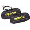 2 pieces Apacs 1-Compartment AP352 Trapezoid-Shaped Padded Single Badminton Racket Bag 