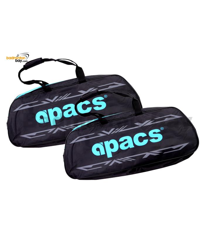 2 pieces Apacs 1-Compartment AP352 Trapezoid-Shaped Padded Single Badminton Racket Bag 