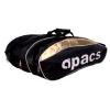 Apacs 3 ( Triple ) Compartments Non-Thermal Badminton Racket Bag AP3806