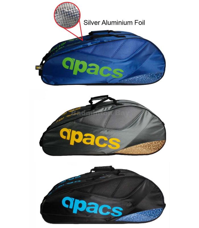 Apacs 2 Compartments Thermal Badminton Racket Bag AP602ii