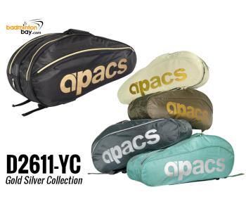 Apacs 2 Compartments Padded Half-thermal Badminton Racket Bag BP-D2611-YC
