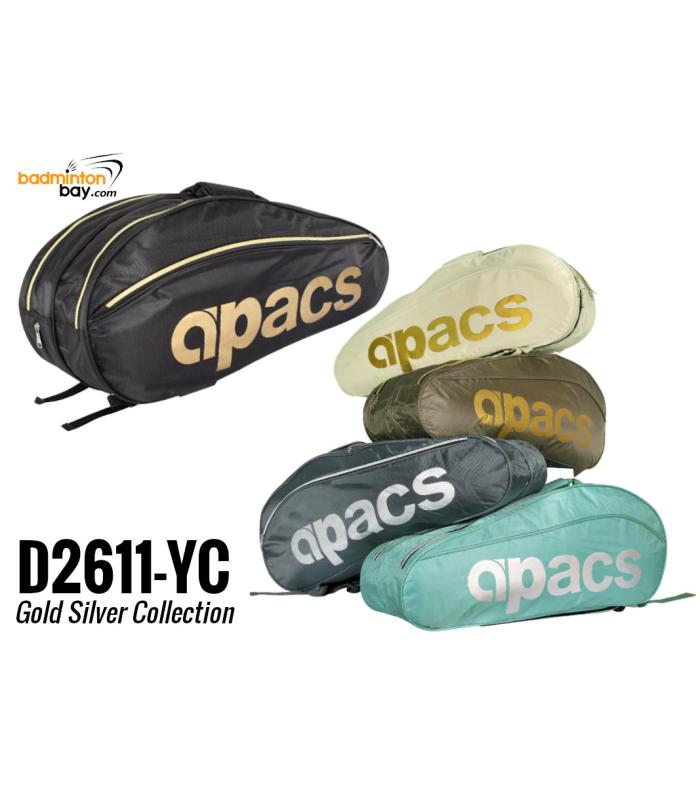 Apacs 2 Compartments Padded Half-thermal Badminton Racket Bag BP-D2611-YC Apacs 2 Compartments Padded Half-thermal Badminton Racket Bag BP-D2611-YC