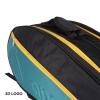 Apacs 2 Compartments 3D Thick Padded Half-thermal with Front Zip Badminton Racket Bag BP-D2702-CY