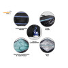 Apacs 2 Compartments Padded Backpack Half-thermal Badminton Racket Bag D2805-SF