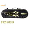 Apacs 2 Compartments Padded Non-Thermal Badminton Racket Bag BP-D3535-XL Gold