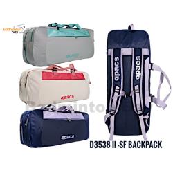 Apacs 2 Compartments Half-thermal Badminton Racket Backpack Bag REC-D3538 II-SF