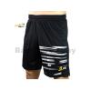 Apacs Dri-Fast Quick Dry Sport Shorts Pants BSH105 Black Silver With 2 Pockets