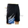 Apacs Dri-Fast Quick Dry Sport Shorts Pants BSH106 Blue Silver With 2 Pockets