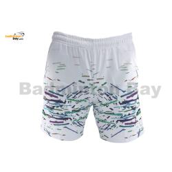 Apacs Dri-Fast Quick Dry Sport Shorts Pants BSH113 White With 2 Pockets