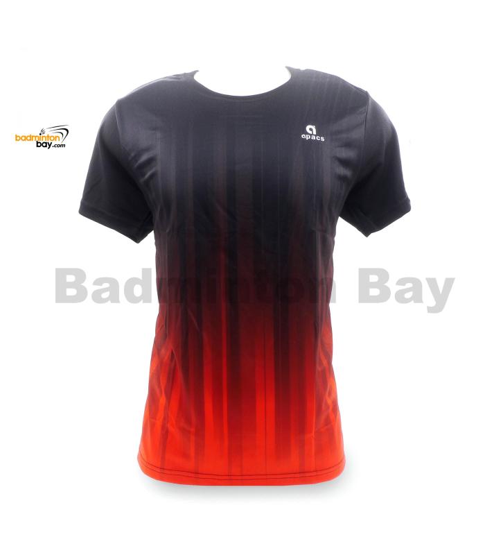 Apacs Dri-Fast AP-10083 Black Orange T-Shirt Jersey