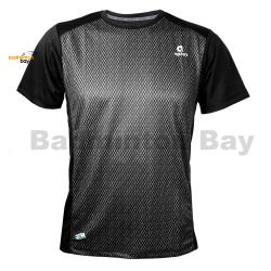 Apacs Dri-Fast AP10107 Black T-Shirt Quick Dry Sports Jersey