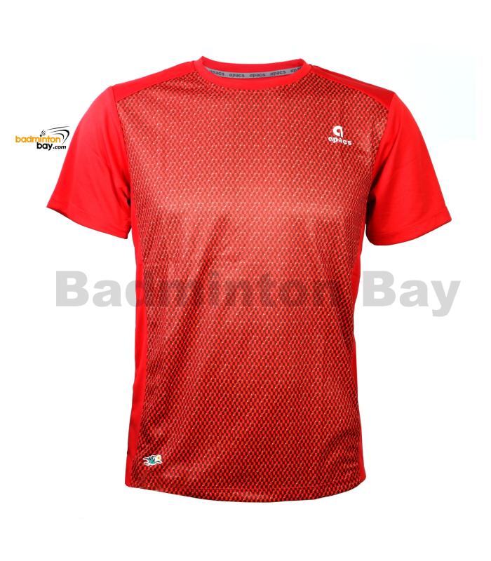 Apacs Dri-Fast AP10107 Red T-Shirt Quick Dry Sports Jersey