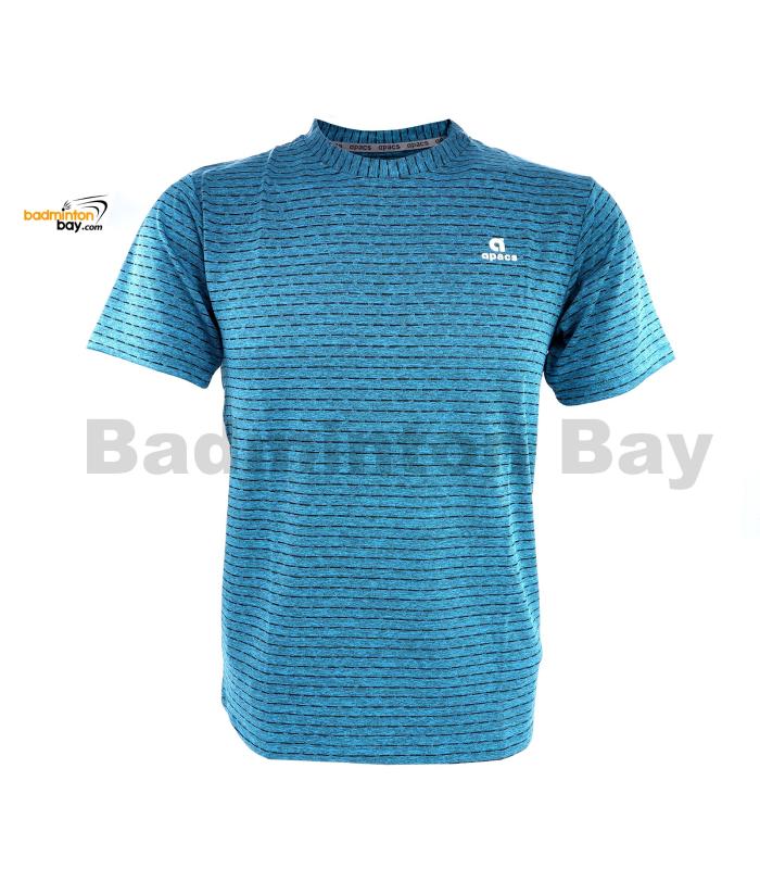 Apacs Dri-Fast AP-20202 Turquoise Blue T-Shirt Quick Dry Sports Jersey