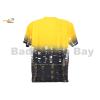 Apacs Dri-Fast RN10123 Black Yellow Sports Quick Dry T-Shirt Jersey