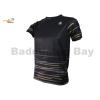 Apacs Dri-Fast RN10130 Black Gold Sports Quick Dry T-Shirt Jersey
