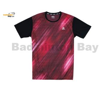 Apacs Dri-Fast RN3266-AT Red Black Sports Quick Dry T-Shirt Jersey