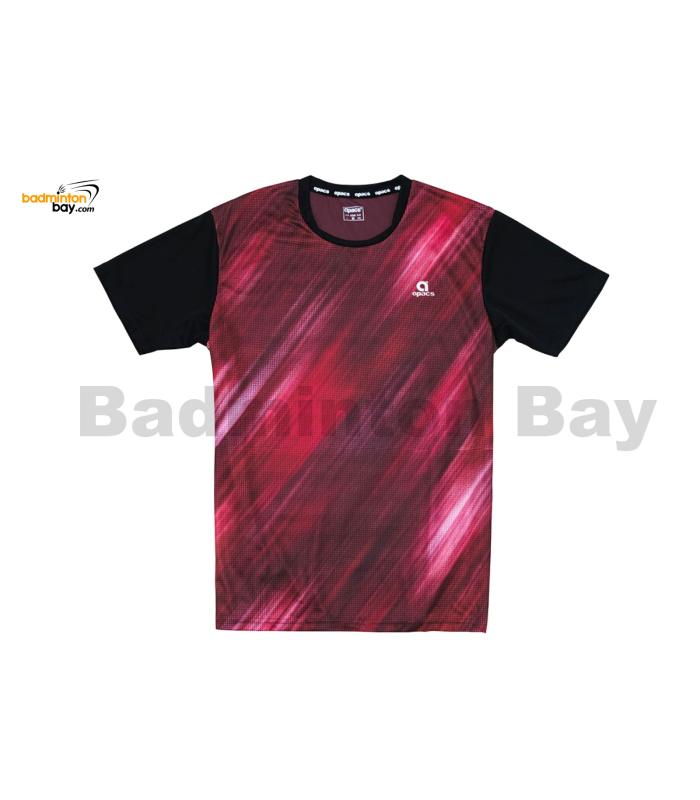 Apacs Dri-Fast RN3266-AT Red Black Sports Quick Dry T-Shirt Jersey