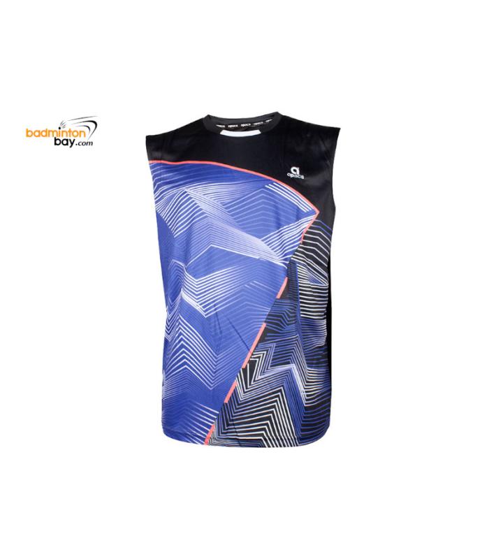 Apacs Dri-Fast SL22211-AT Sleeveless BLACK Sports Quick Dry T-Shirt Jersey