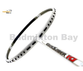 ~Promo Free* Apacs EdgeSaber 10 White Badminton Racket (4U)