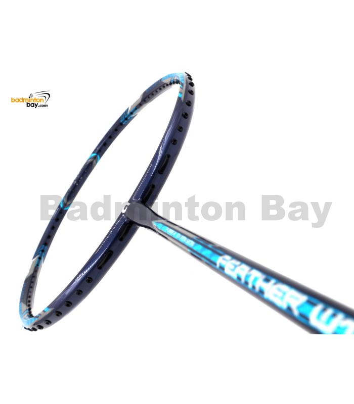 Apacs Feather Weight 55 Navy Blue Badminton Racket (8U) Worlds Lightest Badminton Racket